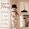 Soft‑Yarn Snowman Spiral Crochet DIY Kit Handmade Gift DIY Crochet Santa Claus Decor  Holiday Party