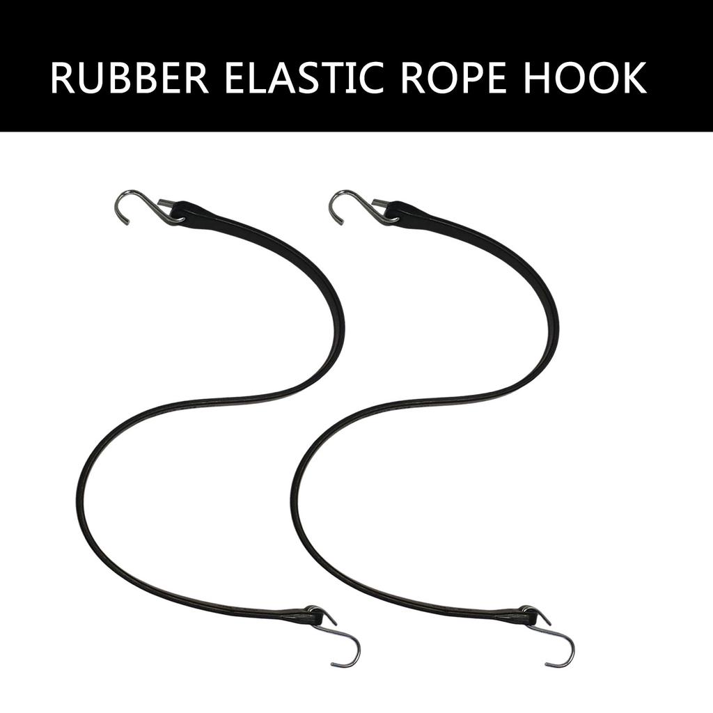 10Pcs Rubber Bungee Cords with Hooks Heavy Duty Bungee Straps Bicycles Luggage Lanyard Camping Bungee Cord Enduring