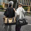 New Spliced Travel Bag Light Travel Shoulder Commuter Bag Women's Large-capacity Handbag Sports Fitness Bag
