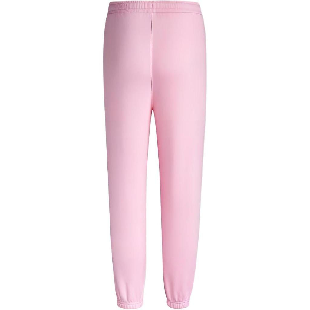 Adidas Neo Solid Color Lace-Up Casual Tapered Knit Sports Pants Women Pants Pink IP6500