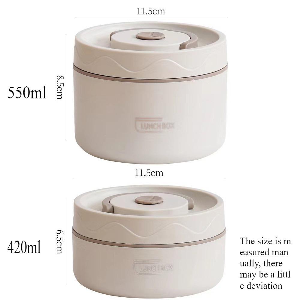 1 Sett Isolert Matbokssett 3 Uavhengige Stablebare Matbokser 304 Rustfritt Stål Matkvalitet Matbokssett med Isoleringspose