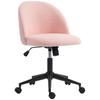 Ergonomic Office Chair, Height Adjustable, Casters, Pink