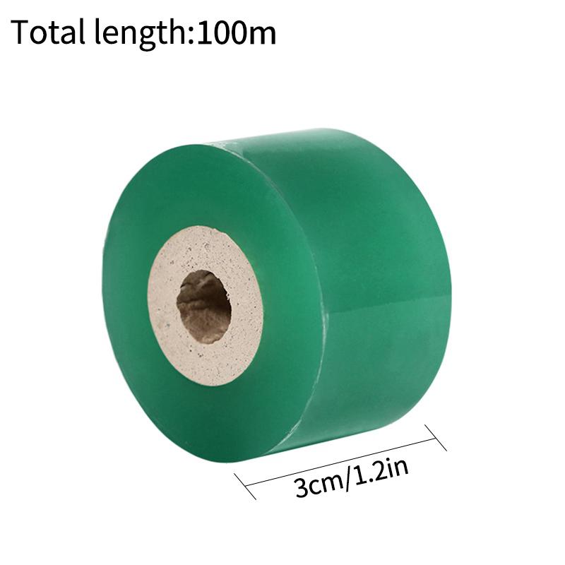 200M PE Grafting Tape Film Self-adhesive Garden Tree Plants Seedlings Vine Grafting Tape Stretchable Film 6/8/10/12cm Width