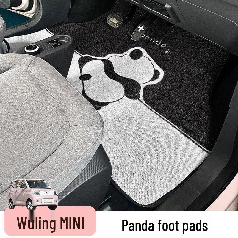 Silk Loop Floor Mats for Wuling Hongguang MINI Macaron and Panda Bingo