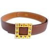 Used Belt Round Y Gold //j265-9