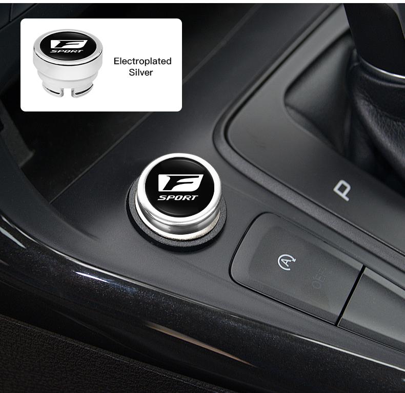 Car Cigarette Lighter Dust Cover For Lexus IS250 RX330 Ct200h ES300h RX350 IS300h NX300h Waterproof Decorative Cover Car Gadgets