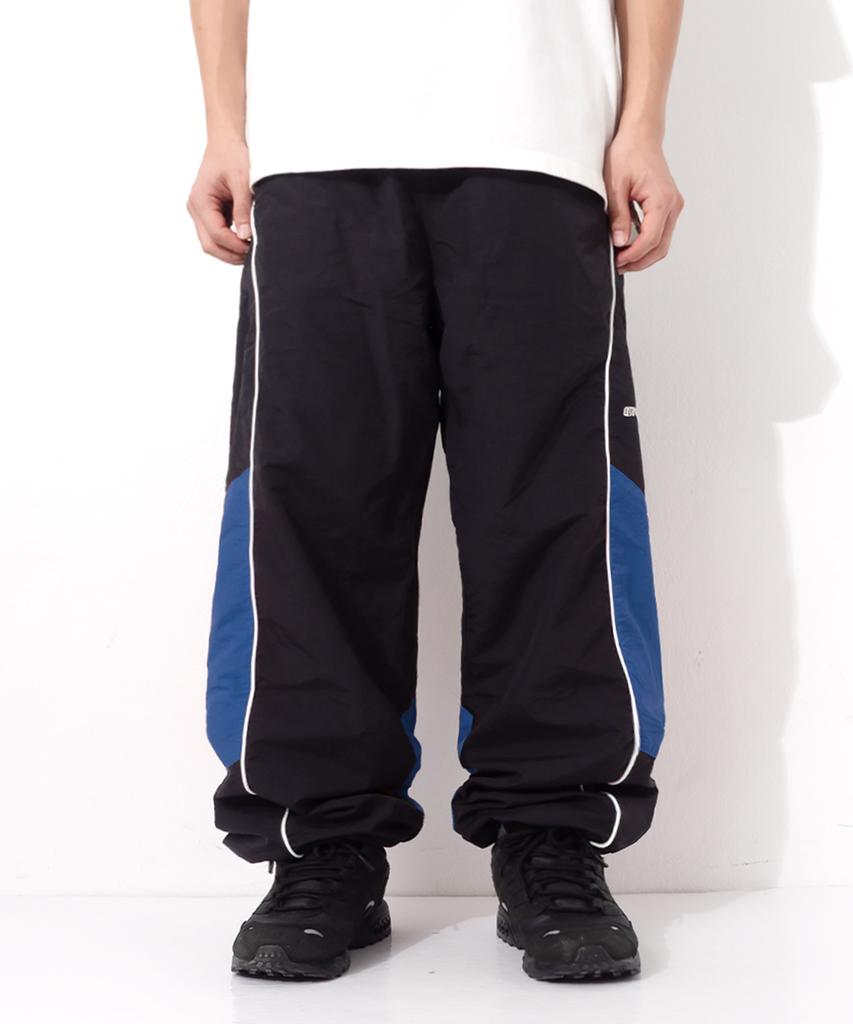 QT8 GARMENTS Lb Track Pants (Black/Blue)