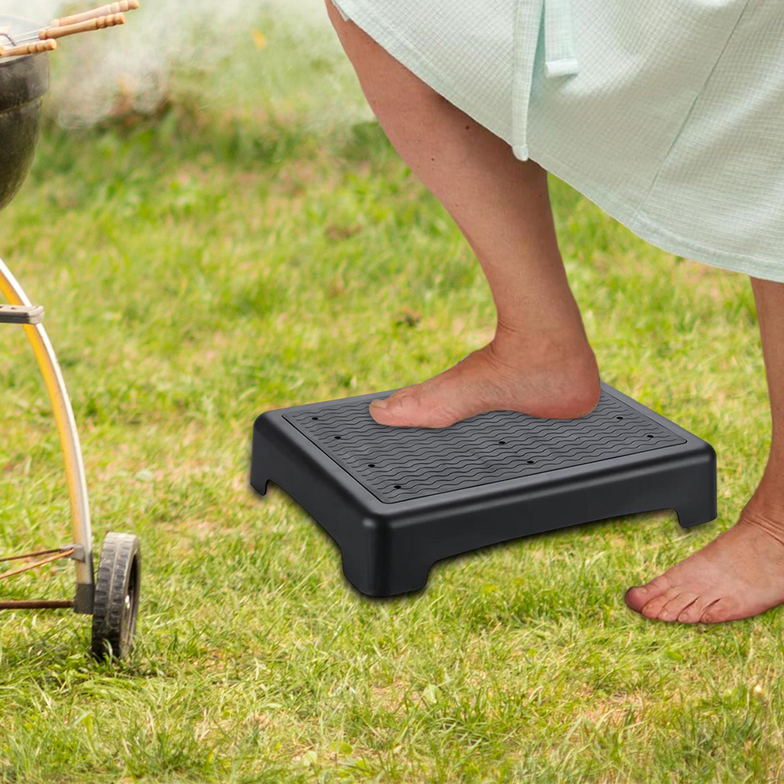 

Допоміжний табурет для людей похилого віку, неслизький дизайн, підходить для використання в приміщенні та на вулиці Black Bottom Wavy