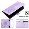 (iPhone 16, Purple) For iPhone 16 Phone Cases Mandala Flower Leather Wallet Mobile Cover with Strap