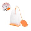 Silicone Reusable Tea Bag Infuser Strainer Loose Leaf Filter Steeper for Tea Cups Mugs Teapots Blue Food Grade Silicone Safe