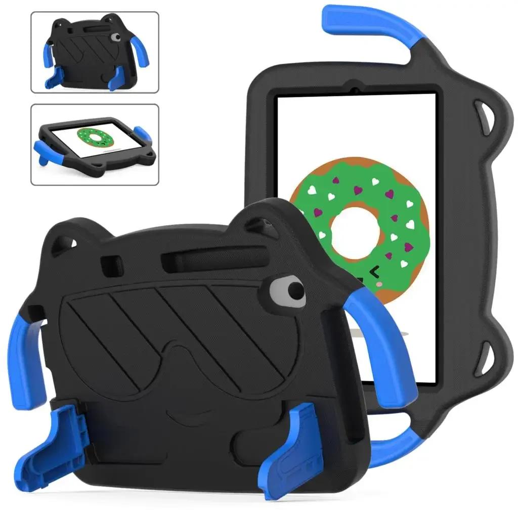 

Case For Samsung Galaxy Tab A9 Plus 11 inch X216 A9+ A8 10.5 A7 Lite 8.7 S6 T860 S5e 10.5 A7 T500 Kids EVA Handle Stand Cover Tab A9 8.7 inch чёрный