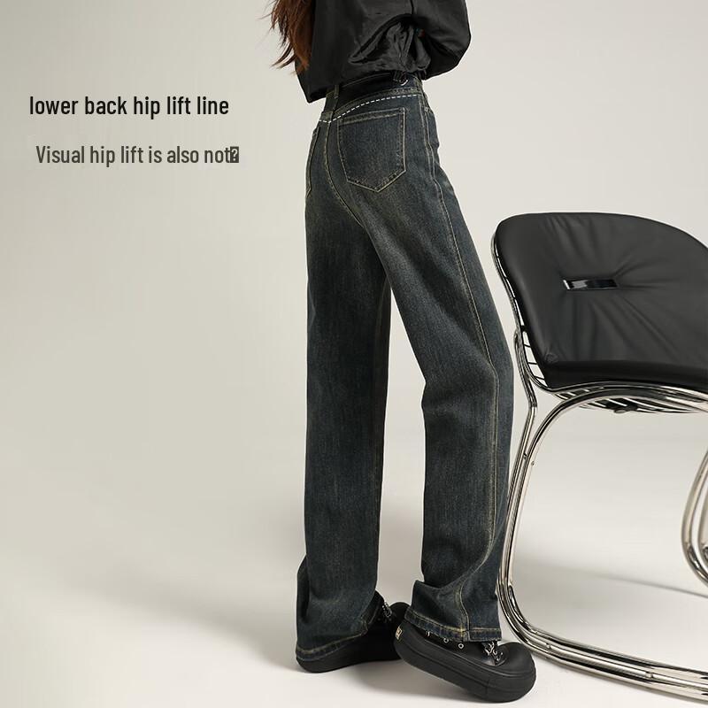 Women's High-Waist Petite Wide-Leg Jeans