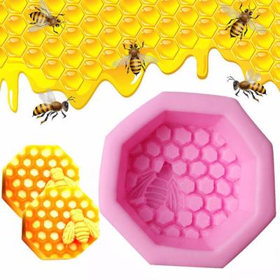 New Bee Honeycomb Silicone Soap Mold DIY Fondant Chocolate Cake Candle Moulds