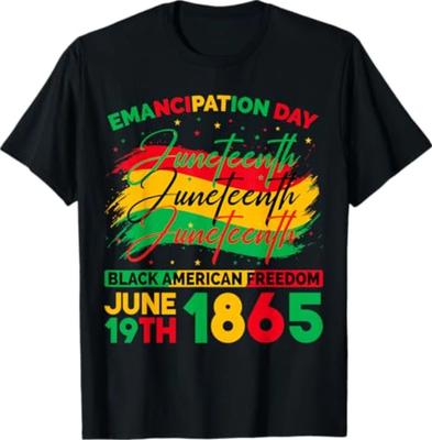 Juneteenth Libertà Afroamericana 1865 Juneteenth Maglietta Uomo Donna