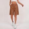 Shorts cargo à taille élastique pour femme, coupe décontractée, à cordon de serrage, shorts décontractés avec plusieurs poches pour les activités de plein air