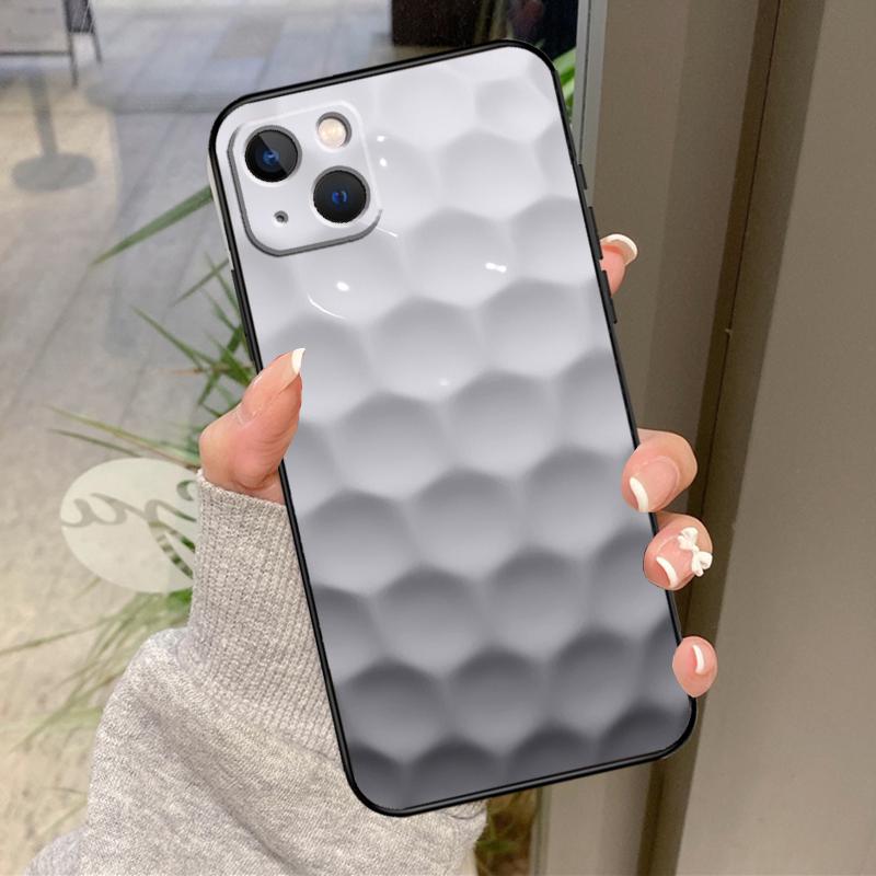 Golf Ball Case For iPhone 16 Pro Max 15 14 12 11 13 17 Pro Max Plus 12 13 Mini 16e 17 Air Back Cover