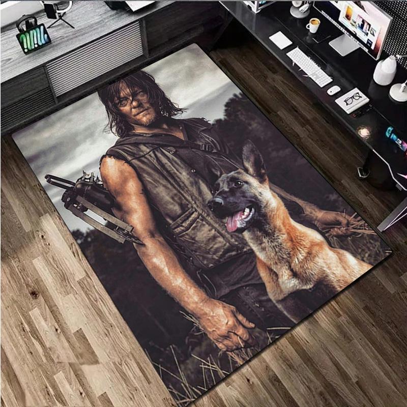 The Walking Dead  Rug - Home carpet Office Decorative Carpet For Living Room Bedroom Door Mat Floor Rug Computer Chair Area Rug