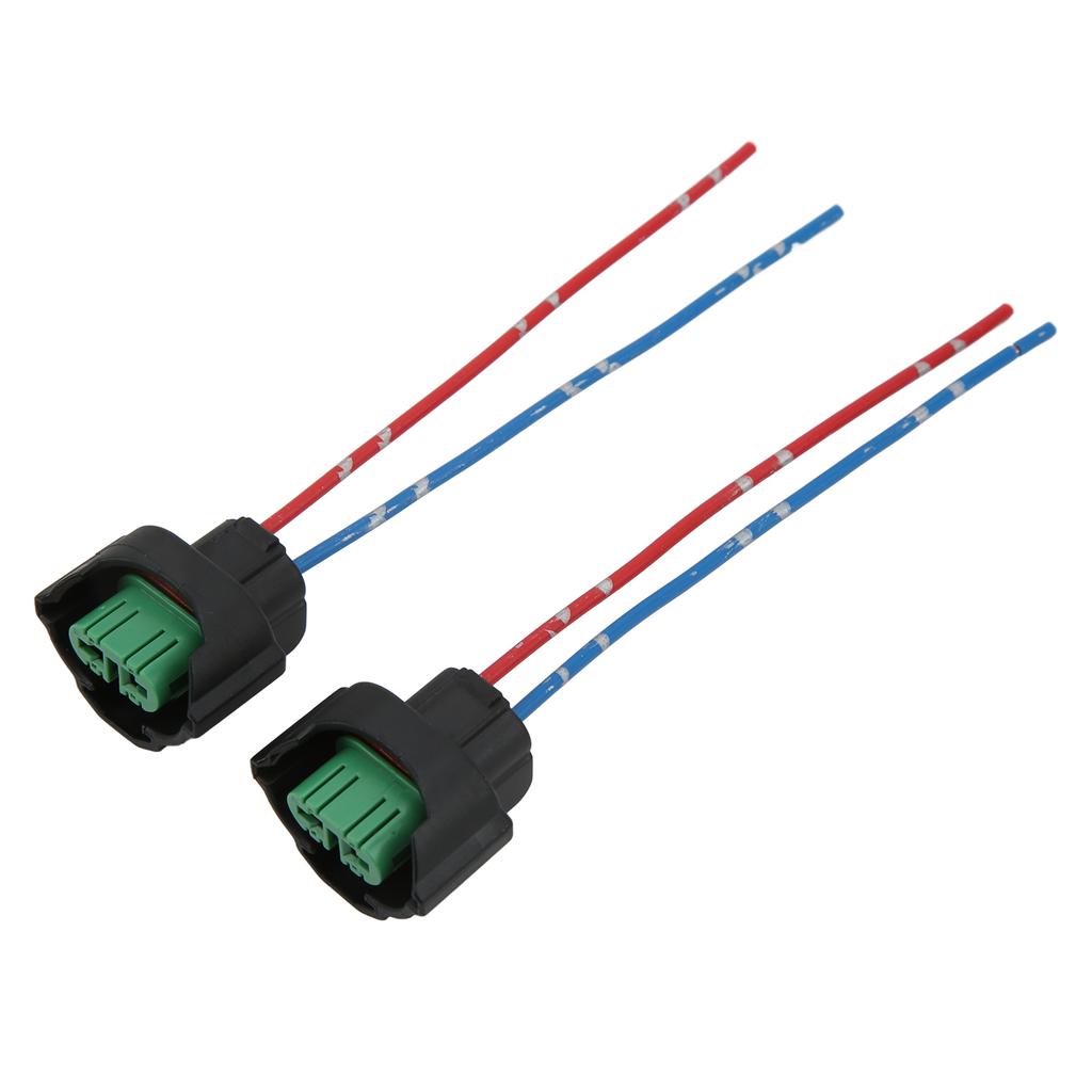 2 Pcs H11 Female Adapter Plug Connector Wiring Harness Sockets with Wire Pigtails for Headlight Fog Light