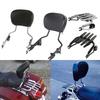 Motorcycle Detachable Backrest Sissy Bar Luggage Rack For Harley Road King Street Glide Electra Glide Standard CVO 2014-2024