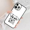 Cartoon Schnauzer Dog Phone Case Cover For iPhone 17 Air 15 16 11 13 14 Pro Max 12 Plus Max Fundas
