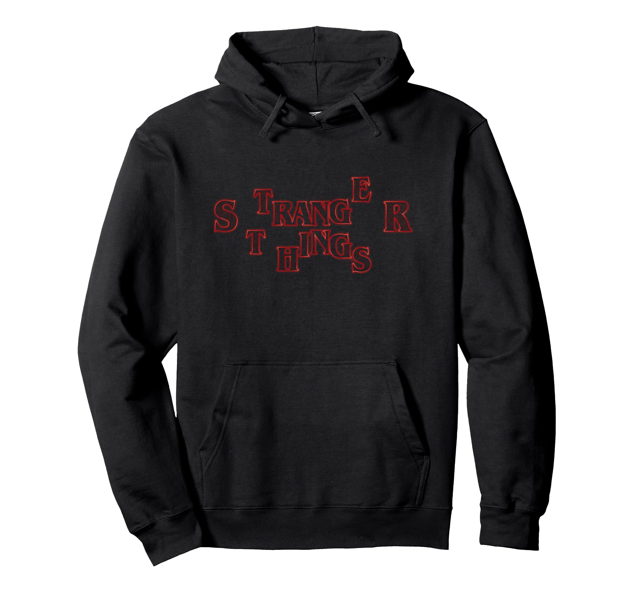 

Stranger Things Falling Into Place Title Logo Hoodie чёрный