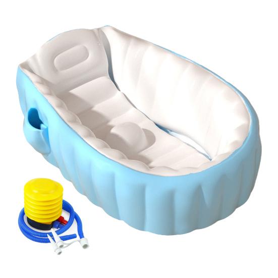 Girls Inflatable Bathtub Easy Storage Baby Shower Tub Kids Inflatable Beach Camping Bathtub Multi-functional Pool