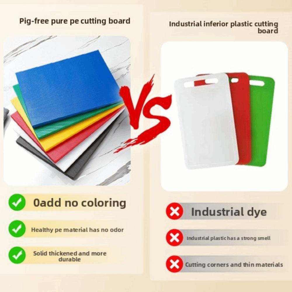 HDPE Plastic Cutting Board 36*28*1.3cm Double Sided Vegetable Cutting Board Cooking Tools Cut Vegetables Meat
