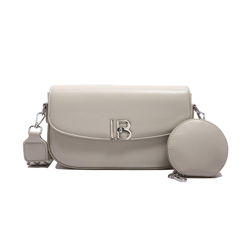 

Сумка премиум-текстуры женская летняя новая ретро сумка через плечо универсальная трендовая большая вместимость сумка-мессенджер one size fits all серый