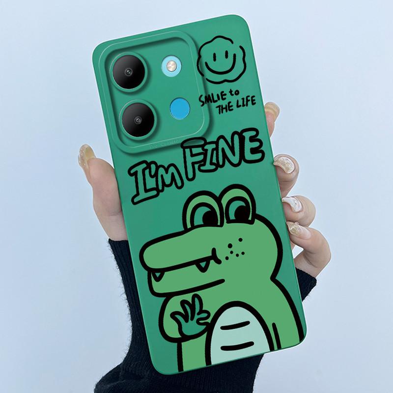 For Infinix Smart 7 Plus X6517 Phone Case Smart 7Plus Soft Silicone Coque Sweet Lovely Funny Cool Printing Protective Back Cover