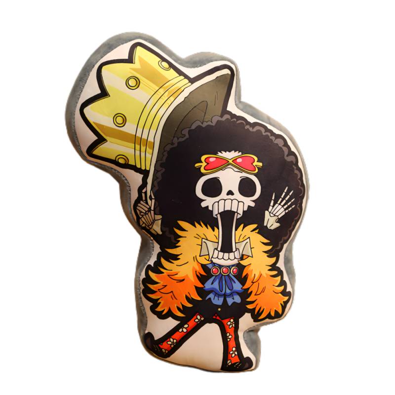 

Одна плюшевая игрушка, мультяшная подушка, Луффи, Зоро, Чоппер, Нами, детский подарок Brook,30cm/11.81in