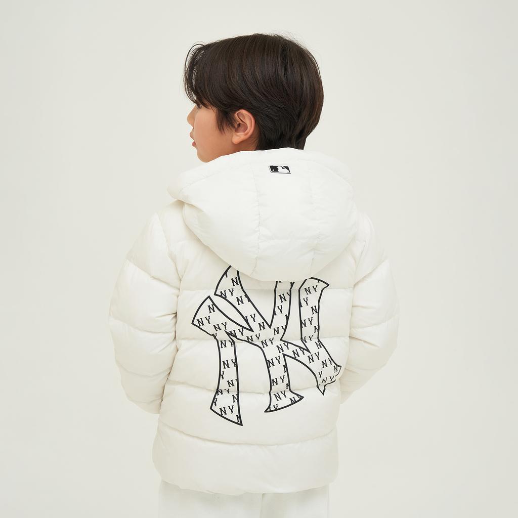 New MLB New York Yankees Down Jacket Unisex Cream 7ADJM0146-50CRS