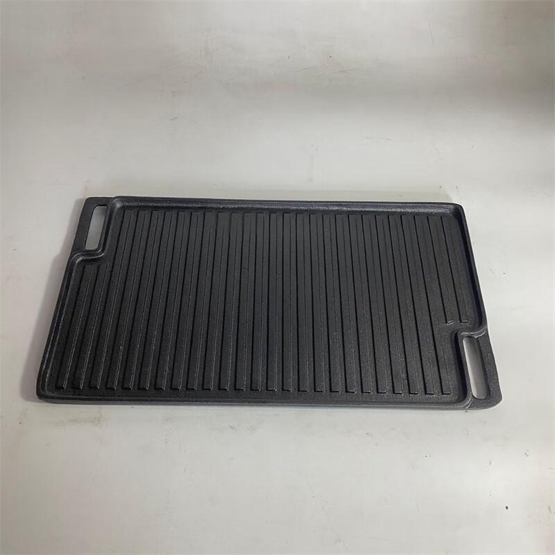ZISIZ Cast Iron Double-Sided Grill Pan