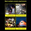 Waterproof USB Rechargeable LED Solar Tent and Camping Light for Outdoor, Emergency, and Night Market Use