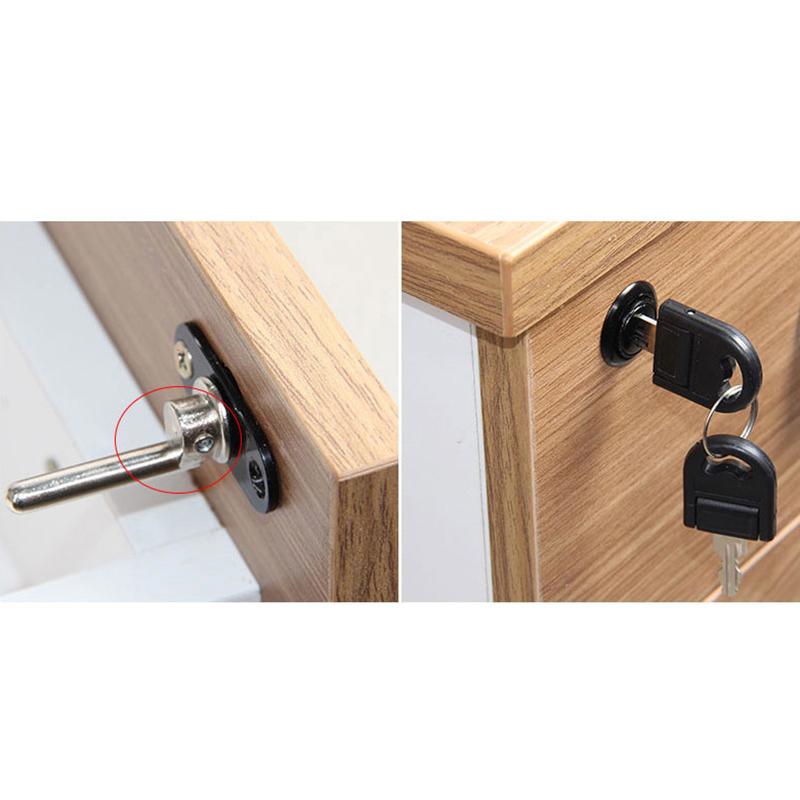 Zinc Alloy Computer Desk Cabinet Mailbox Drawer Cupboard Cam Lock with Keys