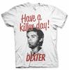 Unisex Shirt Cotton Oversize Large Size Officially Licensed Dexter Have A Killer Day! BIG&TALL 3XL,4XL,5XL 's