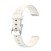 For Fitbit Luxe Silicone Color Buckle Watch Band, Size:S(White)