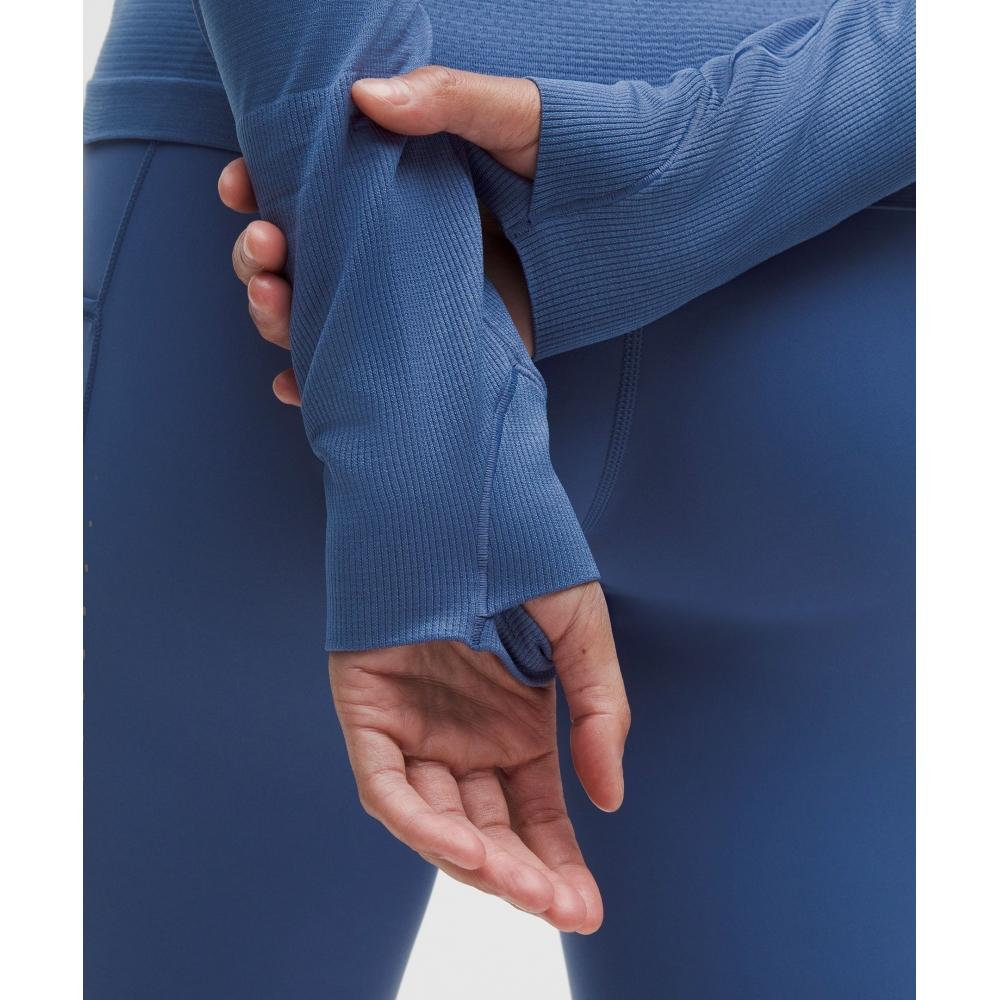 Lululemon Swiftly Tech Long Sleeve Shirt 2.0  Waist Length Brilliant Blue Brilliant Blue