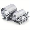 1PC Heavy-Duty Exhaust Pipe Clamp Durable Car Exhaust System Repair Thickened And Reinforced Stainless Steel Clamp 50MM