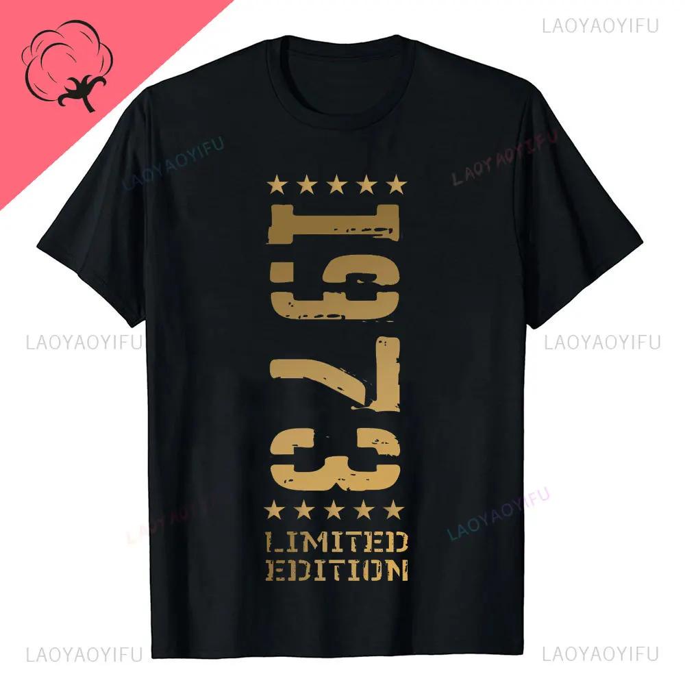 New Style Novelty 51th Birthday Gifts Vintage 1973 T Shirts Graphic Streetwear Casual Fashion Short Sleeve Summer Style Tshirt