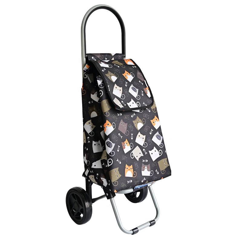 Lightweight Portable Steel Frame Shopping Cart