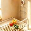 Foldable Trash Bag Holder Portable Kitchen Sink Strainer Rust-proof Waste Bag Support Stand  Home