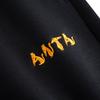Anta Lifestyle Series Campus Commuting Casual Fashion Training Warm Comfortable Fleece Thick Knit Sports Pants Unisex Bottoms Black 972618301-1