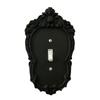 Gothic Style Wall Switches Plate Cover Elegant Decorative Plastic Panel Elegant Black Wall Panel Cover For Home Decoration