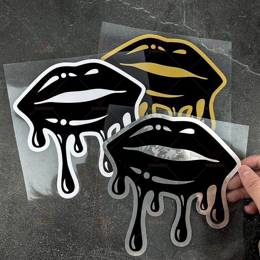 1PC Lips Multiple Colors Motocycle Stickers Waterproof for Helmet Fuel Tank Fairing Car Window Scooter Universal Vinyl Decals