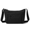 Borsa a tracolla in nylon impermeabile, grande capacità, borsa a spalla casual da donna