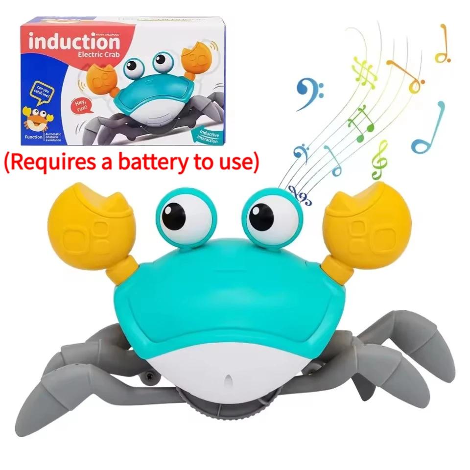 

Latest Dancing Crab Run Away Plaything For Babies Crawling Interactive Escape Crabs Kids Electronic Toys Birthday Christmas Present