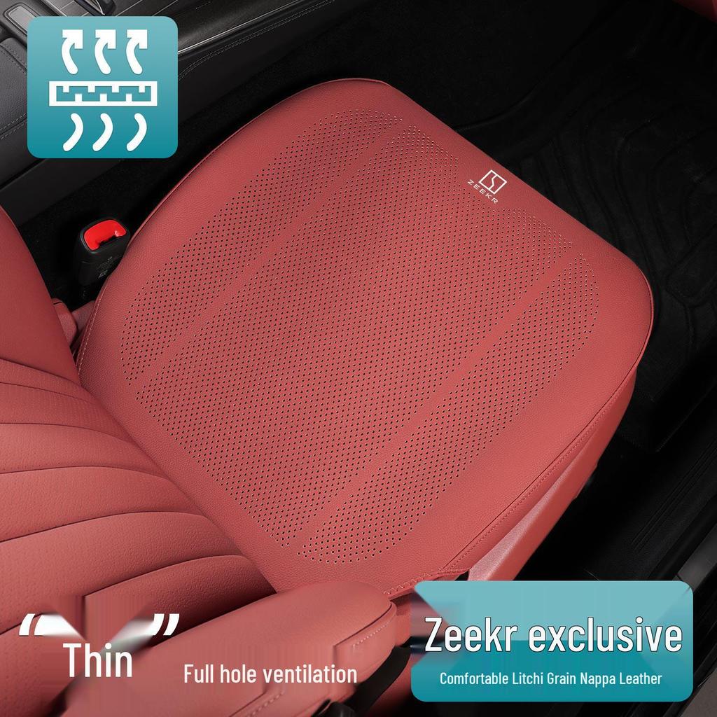 ZEEKR 001/009/X All-Season Car Seat Cushion with Breathable Cover and Integrated Backrest