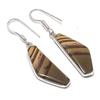 Natural Polychrome Jasper 925 Sterling Silver Jewelry Earring 1.85" AEE-10941