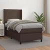 3137526 vidaXL Divan Bed with Mattress Cappuccino 90x200 Cm