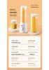 Compact Rechargeable Multi-Function Juicer & Ice Crusher for Baby Food, Smoothies, and Fruit Juice